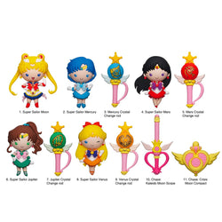 Sailor Moon Series 7 3D Sculpted Character Keychain Clip Blind Bag (Online Order Only)