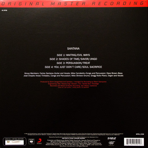 Santana - Santana [Vinyl] (ONLINE ORDER ONLY)