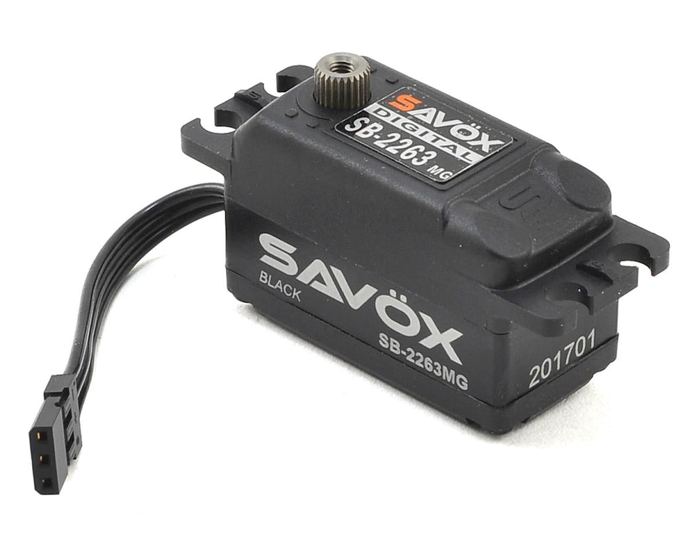 Savox Black Edition 1/10 Low Profile Brushless Digital Servo (ONLINE ORDER ONLY)