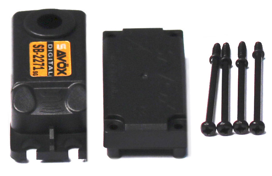 Savox Top & Bottom Servo Case with 4 Screws for SB2271SG (ONLINE ORDER ONLY)