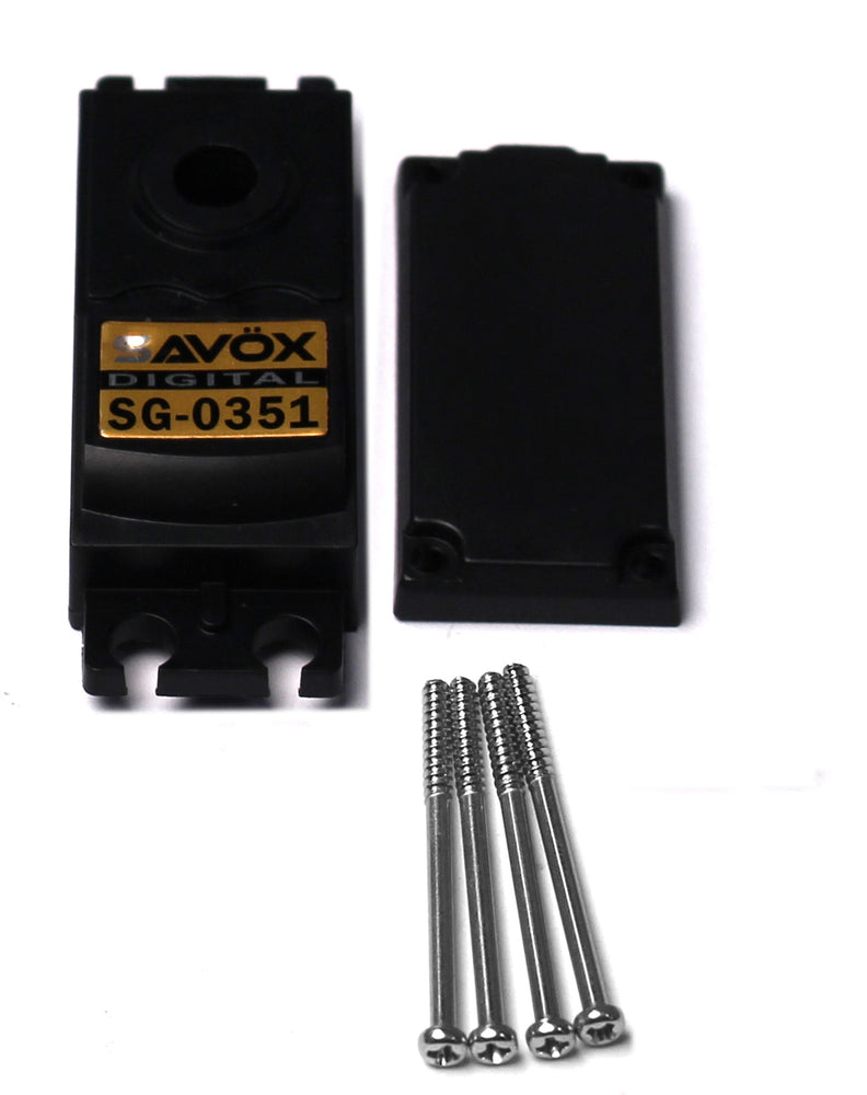 Savox TOP & BOTTOM SERVO CASE WITH 4 SCREWS (ONLINE ORDER ONLY)