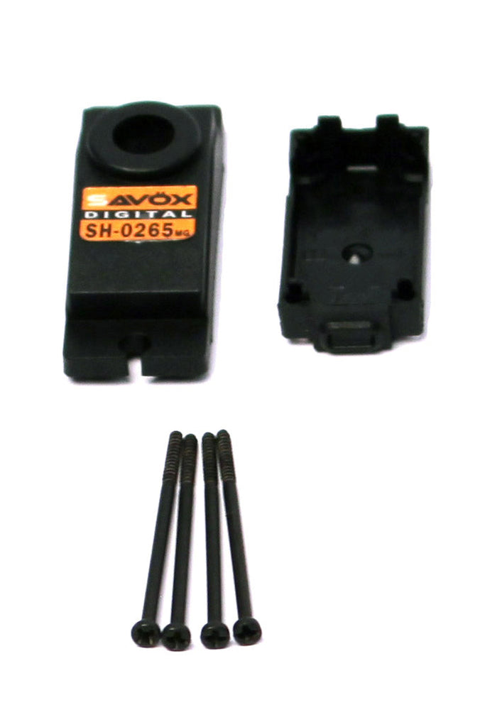 Savox TOP & BOTTOM SERVO CASE WITH 4 SCREWS SH0265MG (ONLINE ORDER ONLY)
