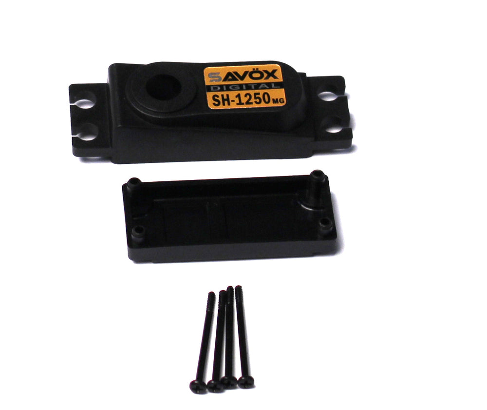 Savox Top & Bottom Servo Case with 4 Screws for SH1250MG (ONLINE ORDER ONLY)