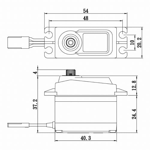 Savox Standard Size Coreless Digital Servo Soft Start 6V (ONLINE ORDER ONLY)