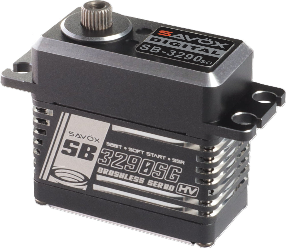 Savox High Torque, High Voltage Brushless Servo, Black SB3290SG-BE (ONLINE ORDER ONLY)