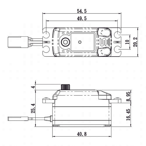 Savox Low Profile 1/10 Digital Servo Super Speed Soft Start (ONLINE ORDER ONLY)