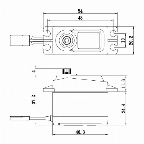 Savox Standard Size Coreless Digital Servo 0.15sec / 277oz @ 6v (ONLINE ORDER ONLY)