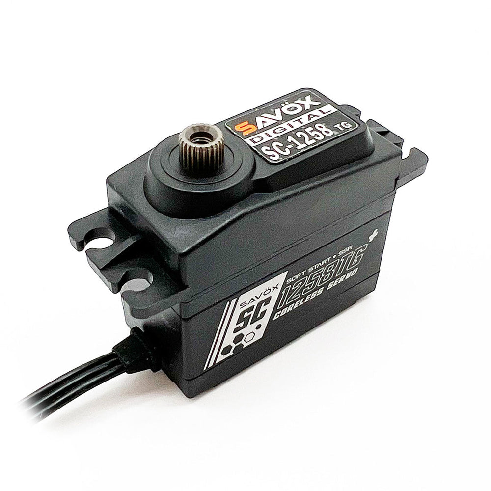 Savox Black Edition, Standard Size Coreless Digital Servo SC1258TGP-BE (ONLINE ORDER ONLY)