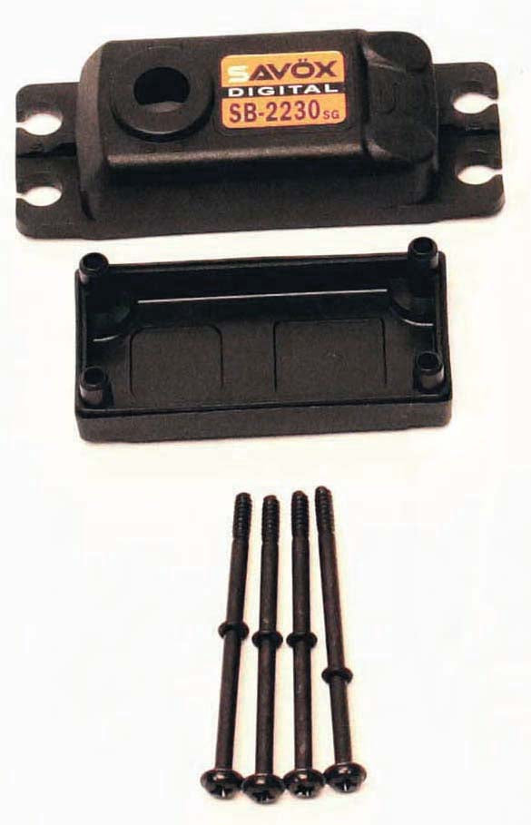 Savox Top & Bottom Servo Case with Screws for SB2230SG (ONLINE ORDER ONLY)