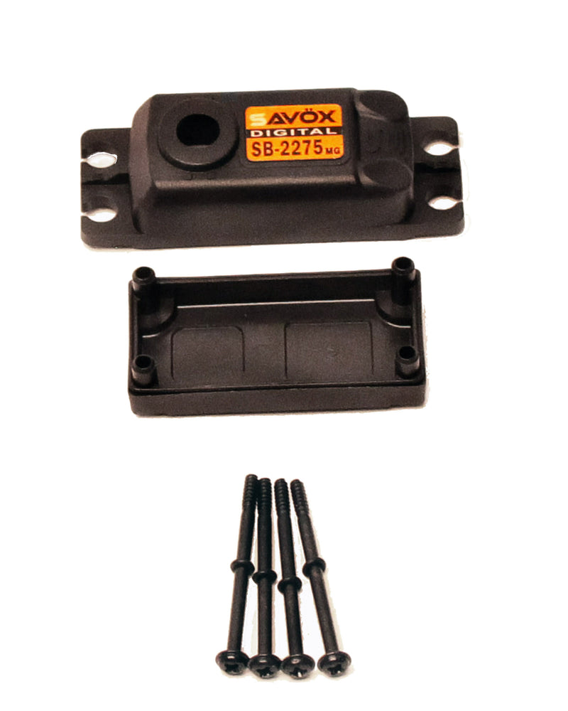 Savox TOP & BOTTOM SERVO CASE WITH 4 SCREWS SB2275MG (ONLINE ORDER ONLY)