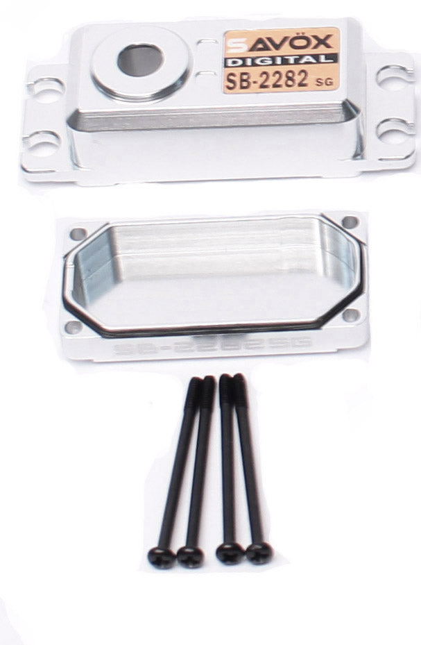 Savox TOP & BOTTOM SERVO CASE WITH 4 SCREWS SB2282SG (ONLINE ORDER ONLY)