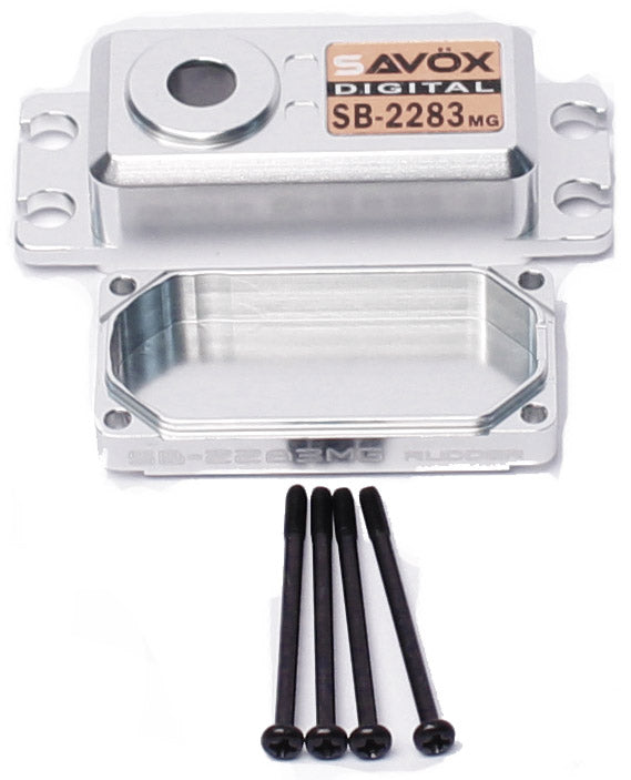 Savox TOP & BOTTOM SERVO CASE WITH 4 SCREWS SB2283MG (ONLINE ORDER ONLY)