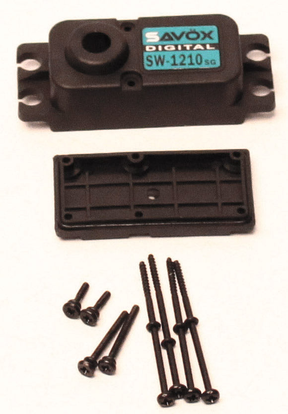 Savox Top & Bottom Servo Case with 8 Screws for SW1210SG & SW1210SG-BE (ONLINE ORDER ONLY)