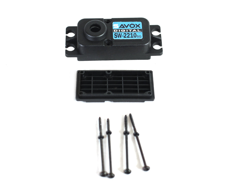 Savox Top & Bottom Servo Case with 8 Screws for SW2210SG & SW2210SW-BE (ONLINE ORDER ONLY)