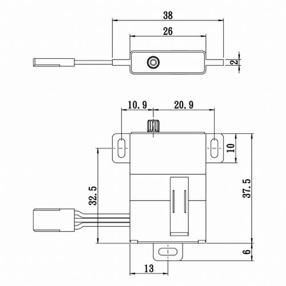 Savox High Torque Ultra Slim Digital Coreless Wing Servo (ONLINE ORDER ONLY)