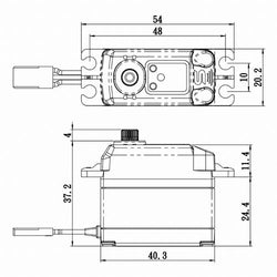 Savox SV-1270TGP Digital Monster Torque Titanium Gear Servo (High Voltage) (ONLINE ORDER ONLY)