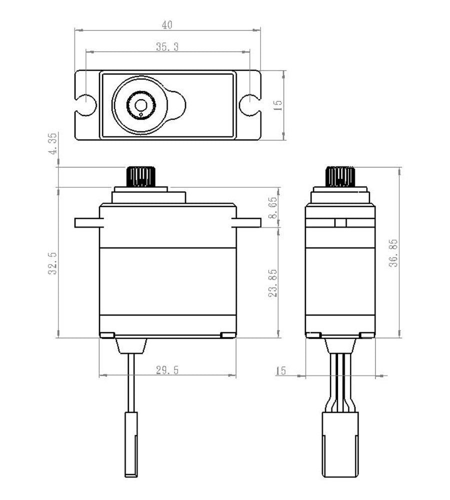 Savox 1/16 Waterproof Premium Mini Digital Servo Soft Start (ONLINE ORDER ONLY)