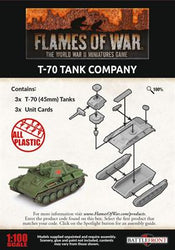 Flames of War: Soviet T-70 Tank Company (Late War)