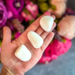 Tumbled Scolecite, Ethically Sourced Crystals (ONLINE ORDER ONLY)
