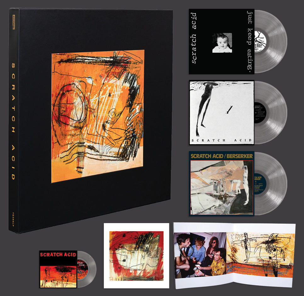 Scratch Acid Box Set (3xLP+7" - Clear) [Vinyl] (ONLINE ORDER ONLY)