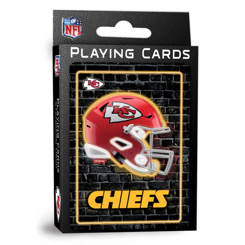 Kansas City Chiefs Neon Playing Cards - 54 Card Deck