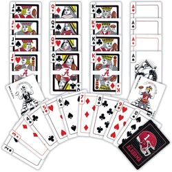 Alabama Crimson Tide Neon-Styled Playing Cards - 54 Card Deck (ONLINE ORDER ONLY)