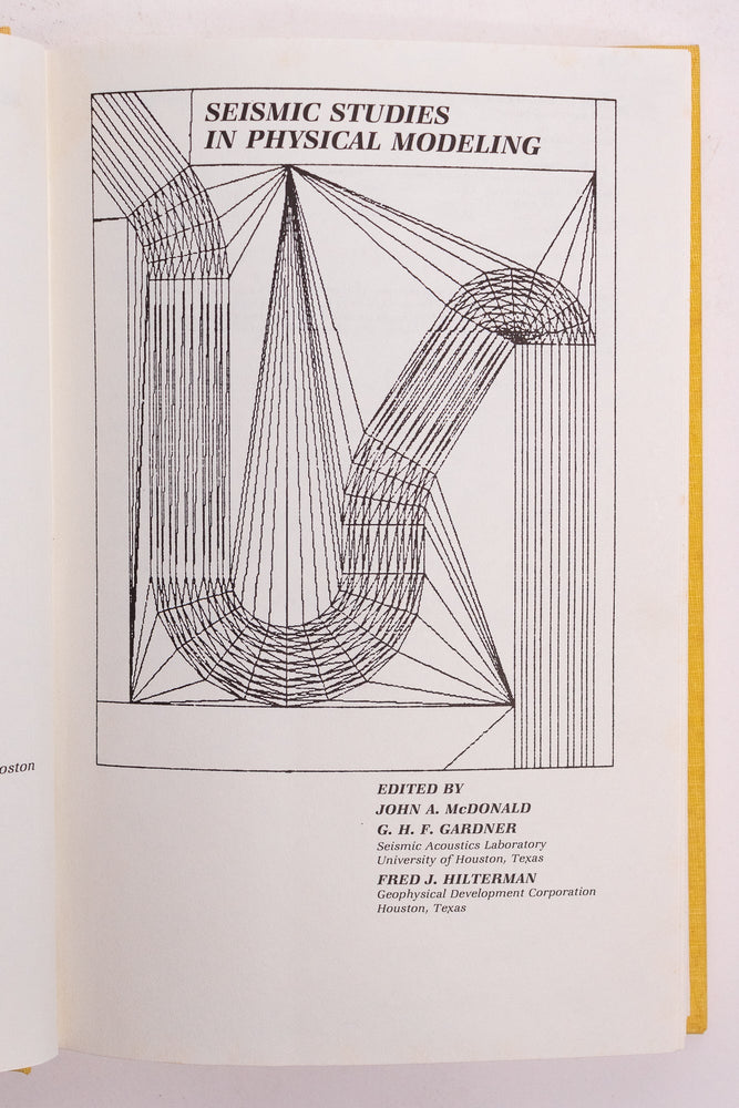 Seismic Studies in Physical Modeling (ONLINE ORDER ONLY)