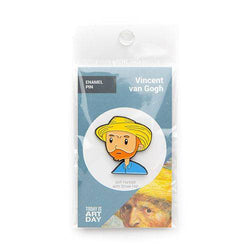Self-Portrait with Straw Hat Enamel Pin - Today is Art Day (ONLINE ORDER ONLY)