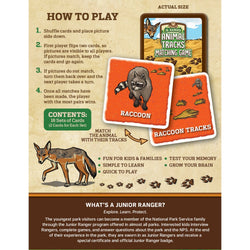 Jr Ranger - Animal Tracks Matching Game (ONLINE ORDER ONLY)