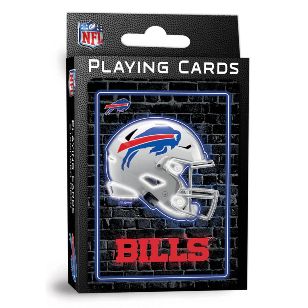 Buffalo Bills Neon-Styled Playing Cards - 54 Card Deck (ONLINE ORDER ONLY)