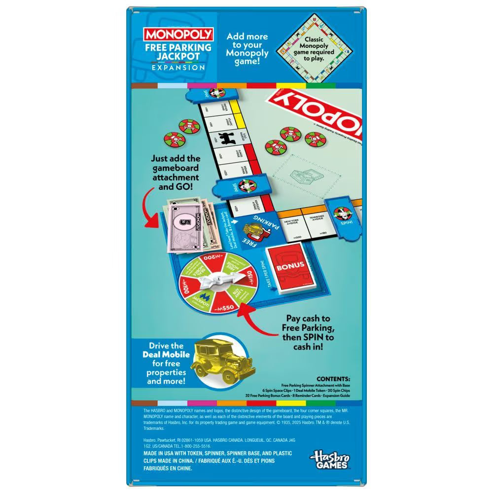 Monopoly Free Parking Jackpot Expansion