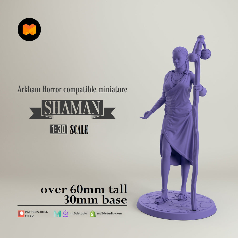 Arkham Compatible Investigator: The Shaman (Akachi Onyele) (Online Order Only)