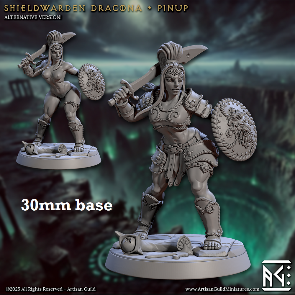 Shieldwarden Dracona (Female Human Fighter) (Online Order Only)