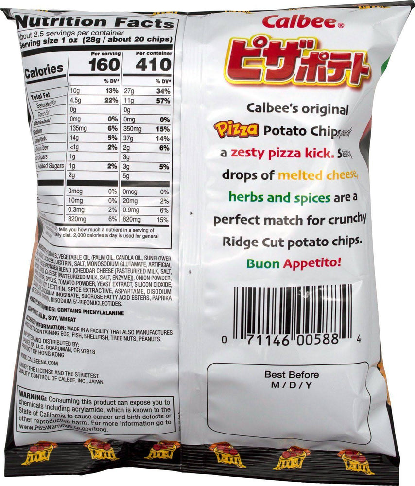 Calbee Melty Cheese Pizza Potato Chips (72g) (Japan) (ONLINE ORDER ONLY)