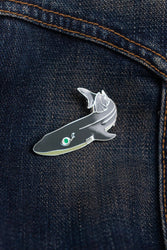 Longnose Spurdog Enamel Pin (Squalus mitsukurii) (ONLINE ORDER ONLY)