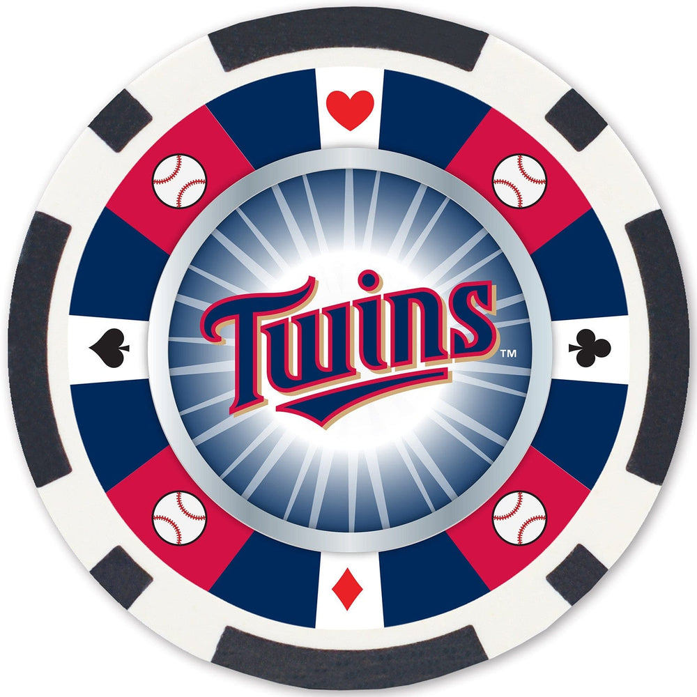 Minnesota Twins 100 Piece Poker Chips (ONLINE ORDER ONLY)