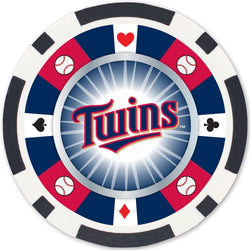 Minnesota Twins 100 Piece Poker Chips (ONLINE ORDER ONLY)