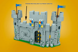 Castle Wall (Breakable) - Custom Castle Modular Building Set (Online Order Only)