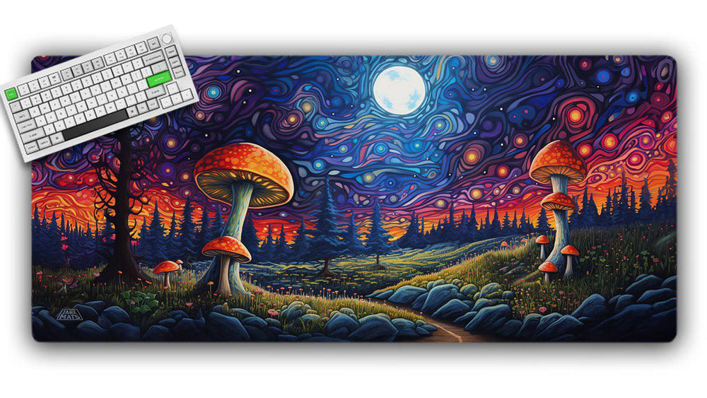 Shroomy Night TCG Playmat or XL Desktop (ONLINE ORDER ONLY)