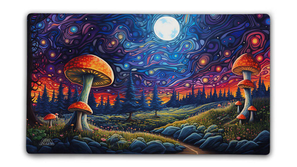Shroomy Night TCG Playmat or XL Desktop (ONLINE ORDER ONLY)