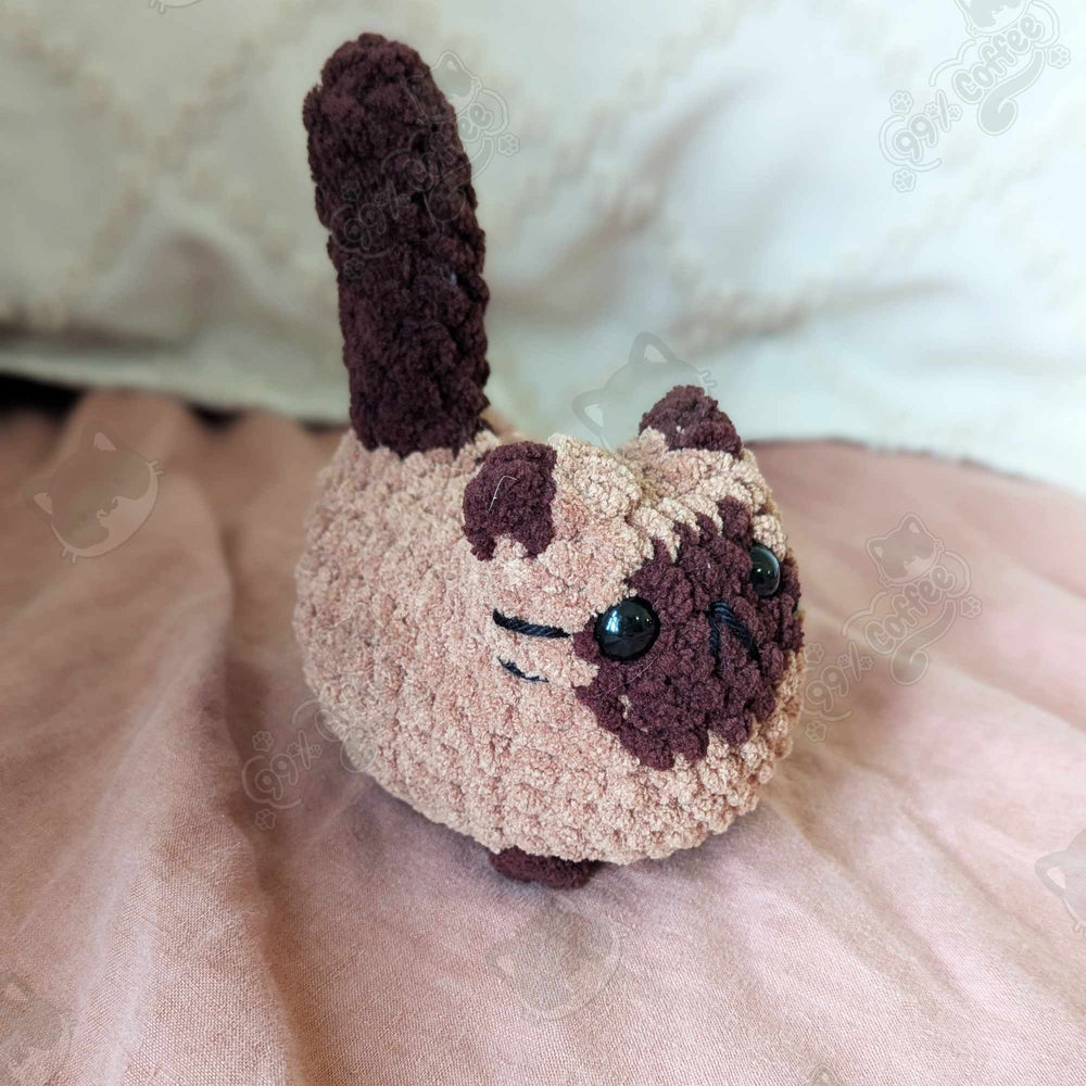 Siamese Loaf Cat Stuffed Animal (ONLINE ORDER ONLY)