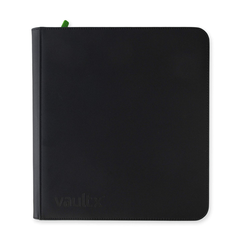 12 Pocket Exo Tec Zip Binder : Signature Black