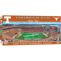 Texas Longhorns - 1000 Piece Panoramic Jigsaw Puzzle