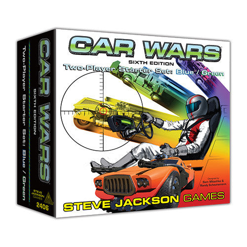 Car Wars - Two Player Starter Set: Blue / Green - Board Game (Online Order Only)