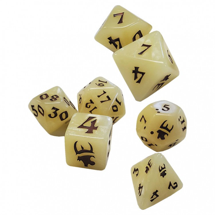 Munchkin: Tan and Brown Dice (7) (ONLINE ORDER ONLY)