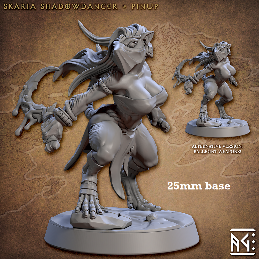 Skaria Shadowdancer (Female Ratkin Assassin) (Online Order Only)