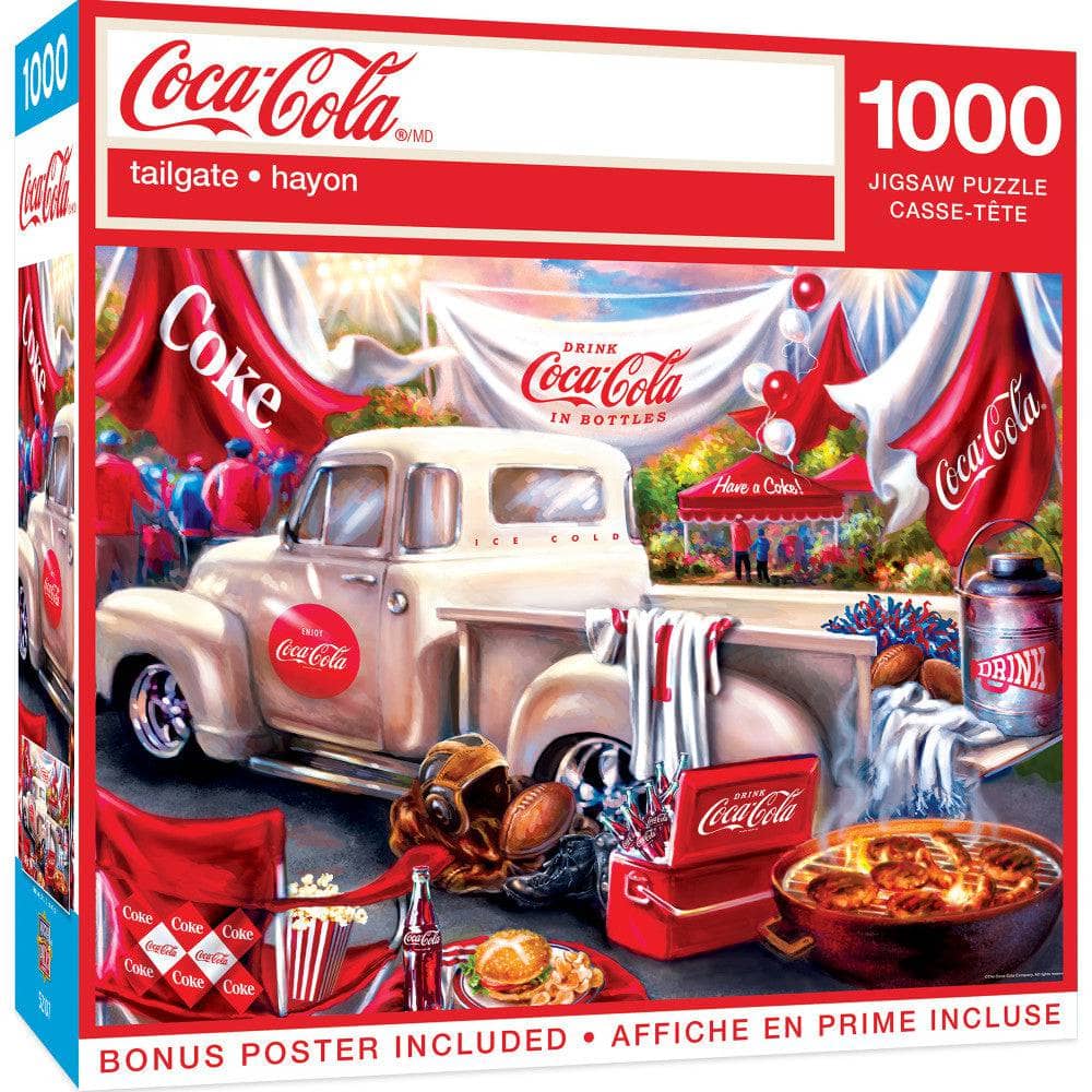 Coca-Cola - Tailgate 1000 Piece Jigsaw Puzzle (ONLINE ORDER ONLY)