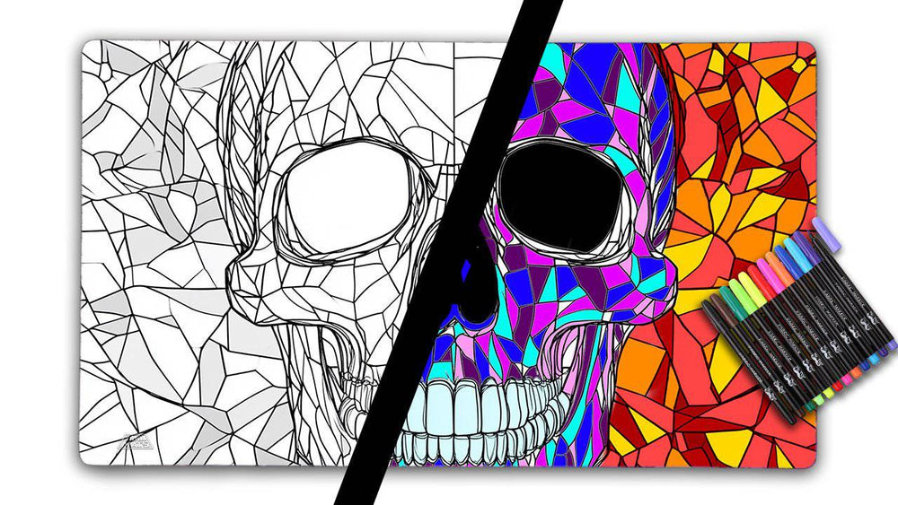 Skull | Color Your Own Playmat Set (ONLINE ORDER ONLY)