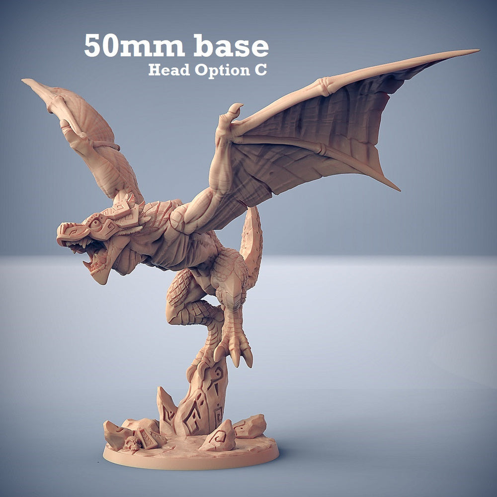 Xol'toa on Sky-Terror (Lizardfolk Warlord on Winged Dinosaur Cavalry Unit) (Online Only)