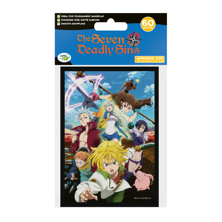 Officially Licensed Seven Deadly Sins Sleeves - Battle Team